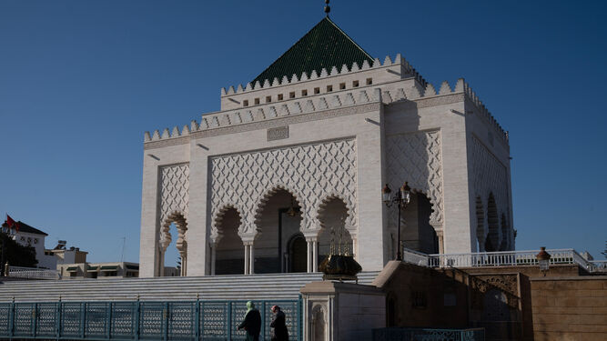 Mausoleo de Mohamed V en Marruecos